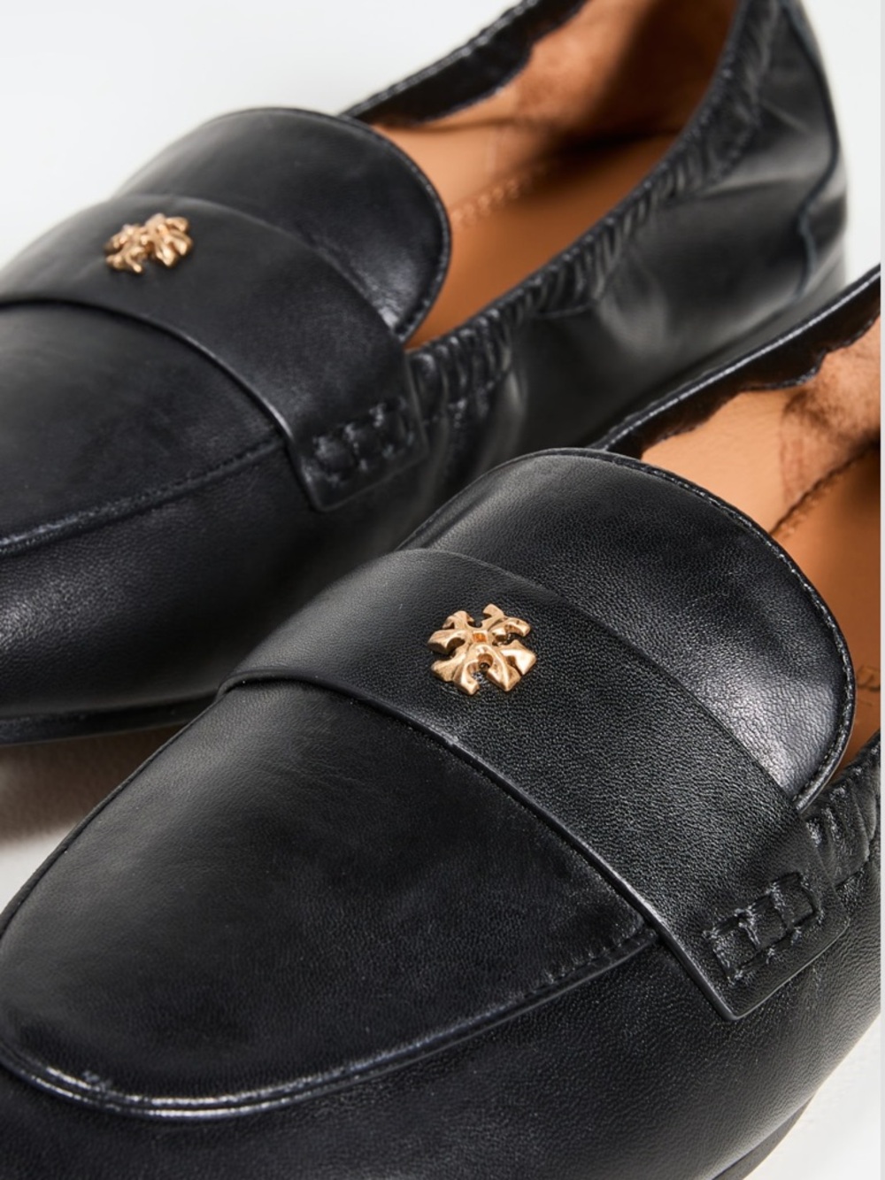 Tory burch Black Leather Slip-On Loafer for Women size 9.5 - Picture 5 of 13